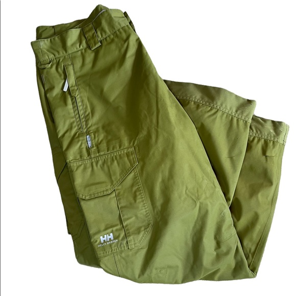 Helly Hanson green snow pants size L - Picture 1 of 10